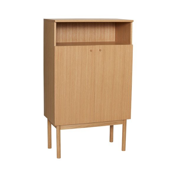 Dulap în culoare naturală cu aspect de lemn de stejar 80x135x42 cm Ulterior – Hübsch