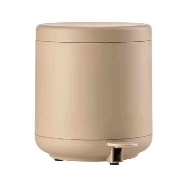 Coș de gunoi bej cu pedală 4 l Ume – Zone