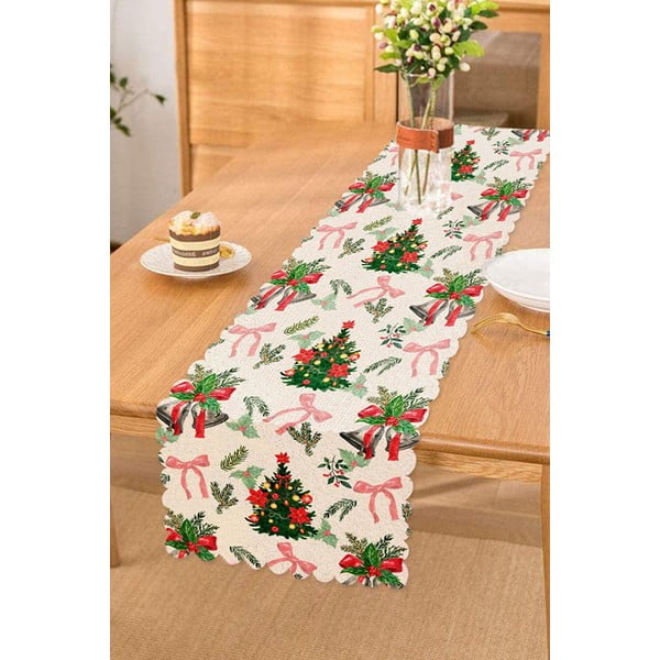 Napron de masă 40x130 cm  cu model de Crăciun – Minimalist Cushion Covers-image-1