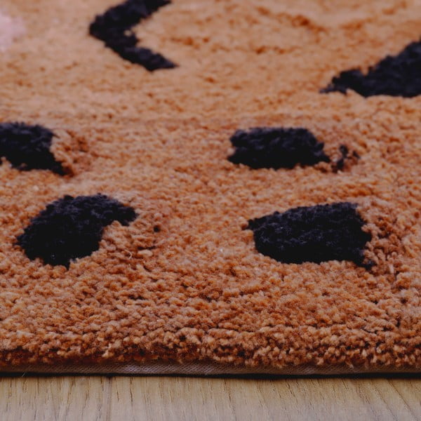 Covor din bumbac lucrat manual pentru copii Nattiot Little Cheetah, 65 x 125 cm-image-3