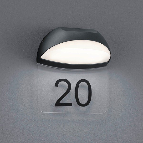Corp de iluminat pentru exterior LED de perete (înălțime 18 cm) Muga – Trio-image-1