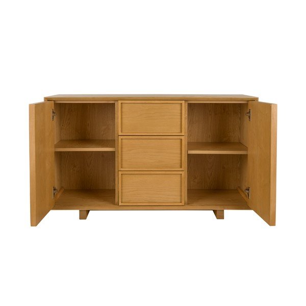 Comodă în culoare naturală din lemn de frasin 120x70x45 cm Raster – Zuiver-image-3