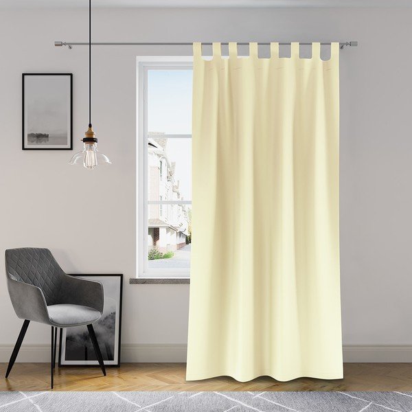Draperie AmeliaHome Tab, 140 x 250 cm, bej deschis-image-1