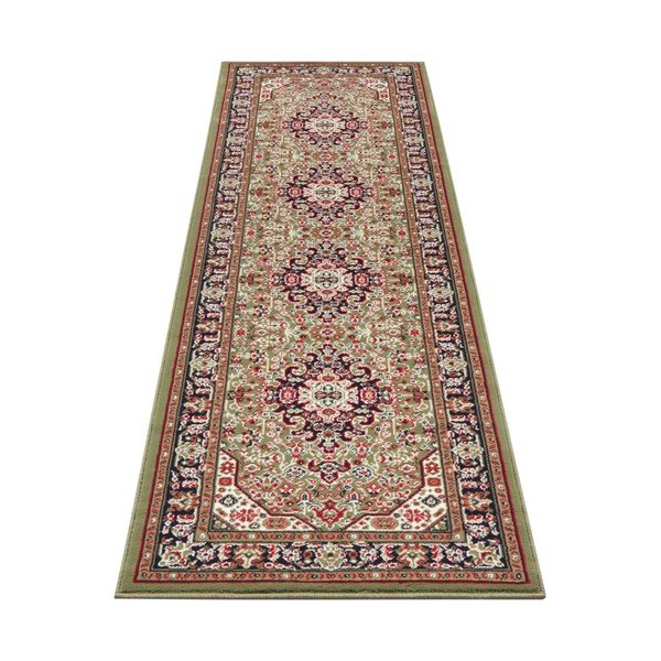 Traversă Nouristan Skazar Isfahan, 80 x 250 cm, verde-image-2