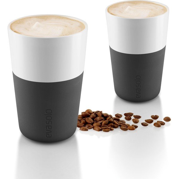 Set 2 căni Eva Solo, 360 ml, alb-negru-image-2