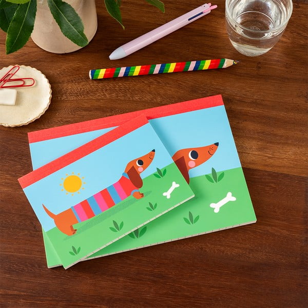 Carnețel 60 pag. A5 Sausage Dog – Rex London-image-2