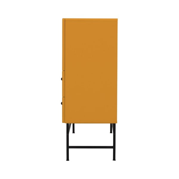 Comodă înaltă galbenă 107x107 cm Cocktail - Tenzo-image-4