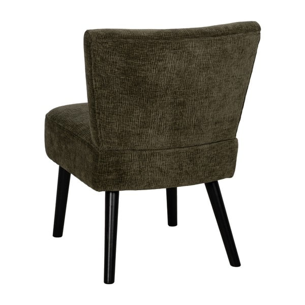 Fotoliu verde cu tapițerie din chenille – Ixia-image-3