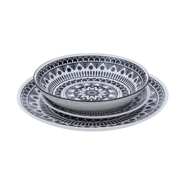 Serviciu de masă 12 buc. din gresie Maya – Premier Housewares-image-1