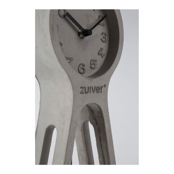 Ceas de masă din beton Zuiver Pendulum, gri-image-3