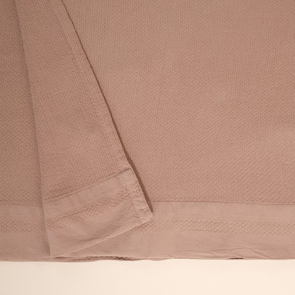 Cuvertură bej din bumbac pentru pat dublu 160x220 cm Hasir - Mijolnir-image-2