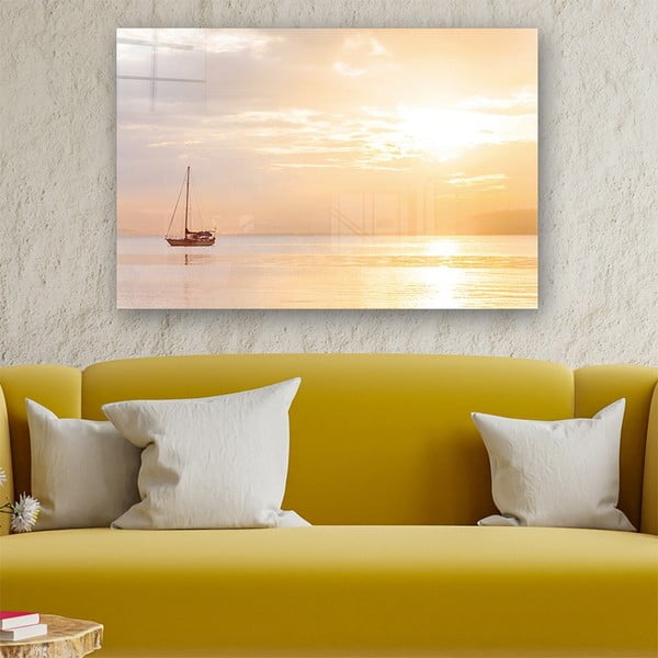 Tablou din sticlă 70x50 cm Sea – Wallity-image-1