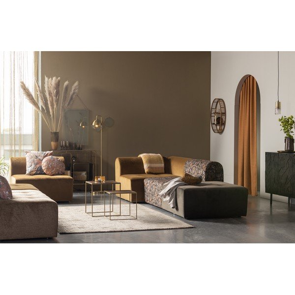 Dulap vinotecă auriu din metal număr de sticle 6, 87x80,5x33 cm Capo – WOOOD-image-1