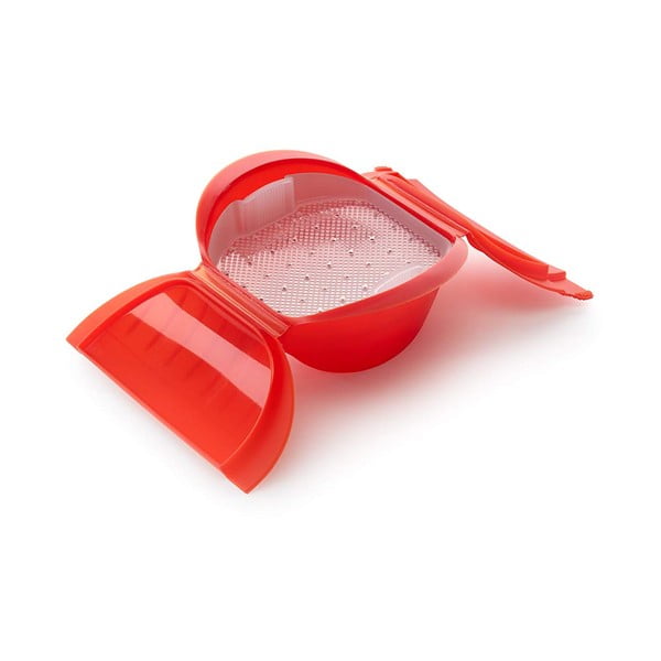 Recipient din silicon pentru gătire la aburi – Lékué