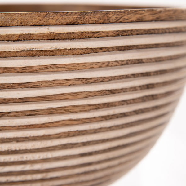 Bol în culoare naturală din lemn ø 24 cm Mango – Orion-image-1