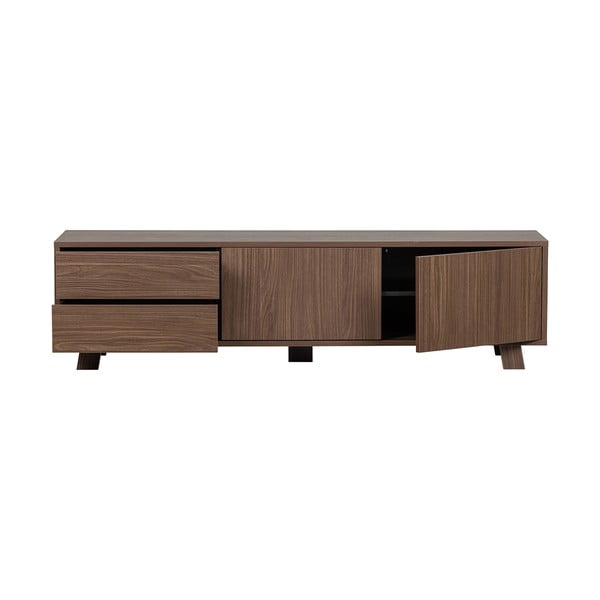 Comodă TV  cu aspect de lemn de nuc 160x42 cm Seppe – WOOOD-image-1