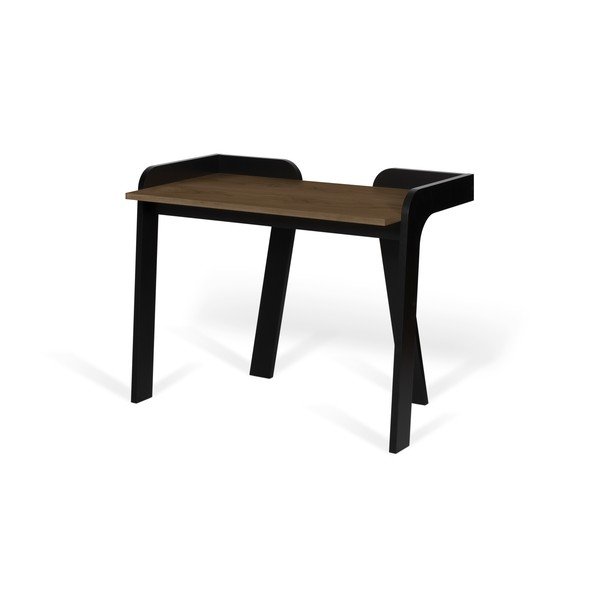 Birou cu blat cu aspect de lemn de nuc 105x57,6 cm Maya TemaHome-image-1