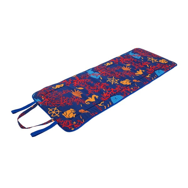 Pernă pentru scaun de grădină roșie/albastră pentru șezlong 52x148 cm   Seahorse – B.E.S.