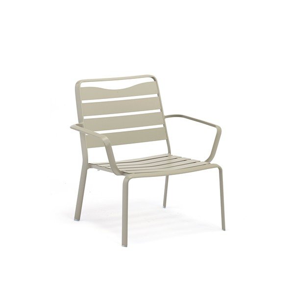 Fotoliu de grădină gri din metal Spring – Ezeis-image-3