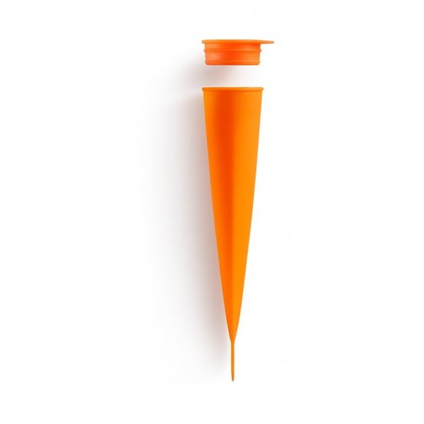 Formă din silicon pentru înghețată Lékué Pop, portocaliu