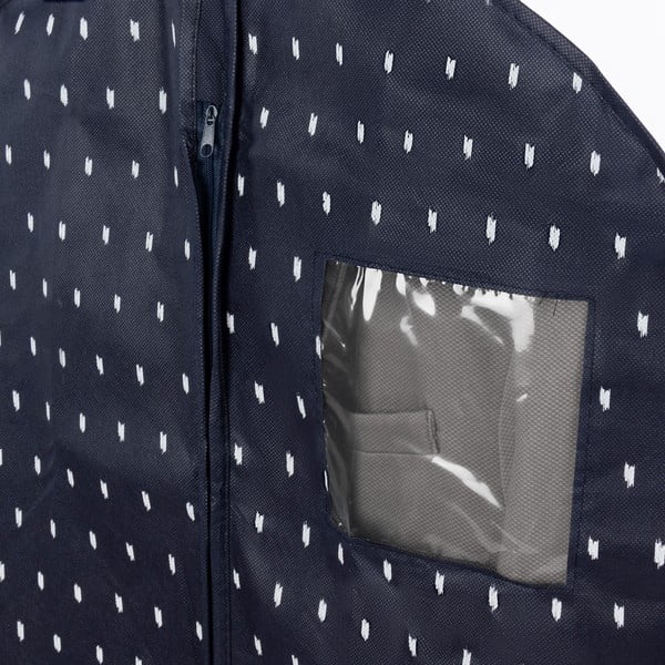 Husă pentru haine Compactor Dots, lungime 100 cm, albastru închis-image-3