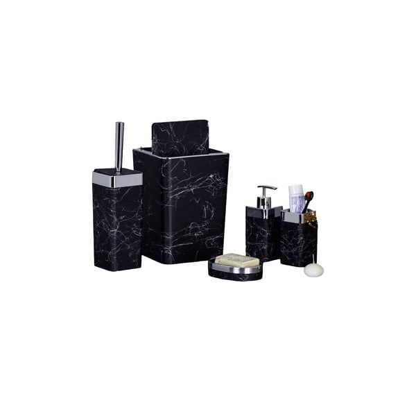 Set de accesorii de baie negru – Oyo Concept