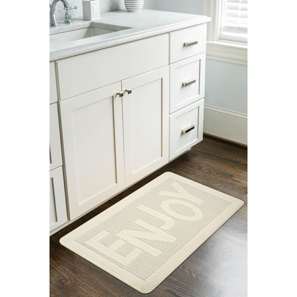 Covoraș de baie crem 60x100 cm Enjoy – Foutastic-image-1