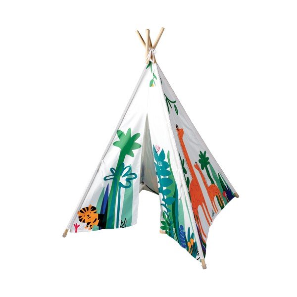 Cort teepee cu modele de junglă Rex London