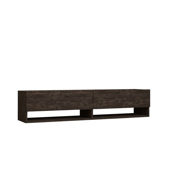 Comodă TV gri antracit 141x31x30 cm Arges – Kalune Design-image-2