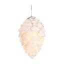 Decorațiune luminoasă de Crăciun albă suspendată ø 5 cm Celina – Sirius