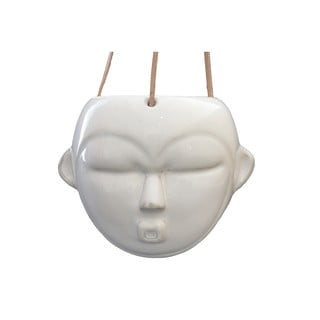 Ghiveci suspendat PT LIVING Mask, înălțime 15,2 cm, alb