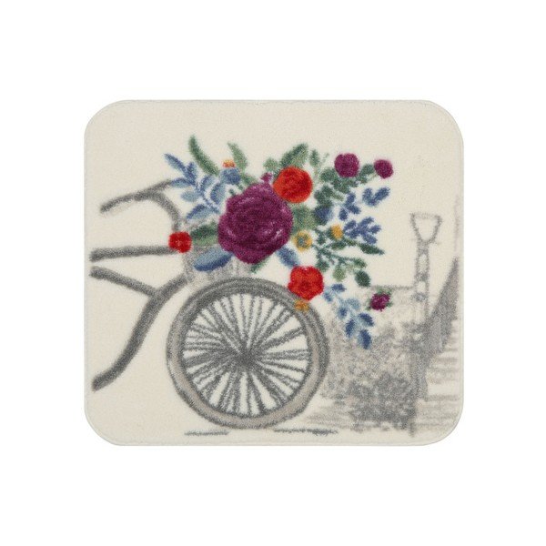 Set 2 covorașe de baie Confetti Bathmats Rosa Basket Grey-image-4