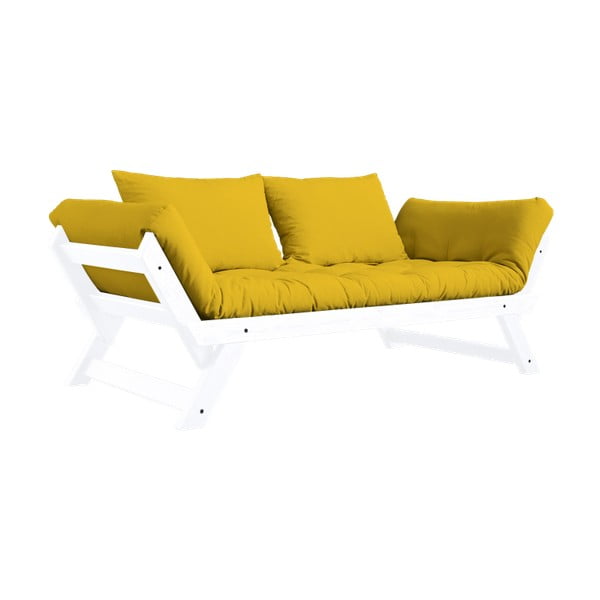 Canapea extensibilă Karup Bebop White/Amarillo-image-4