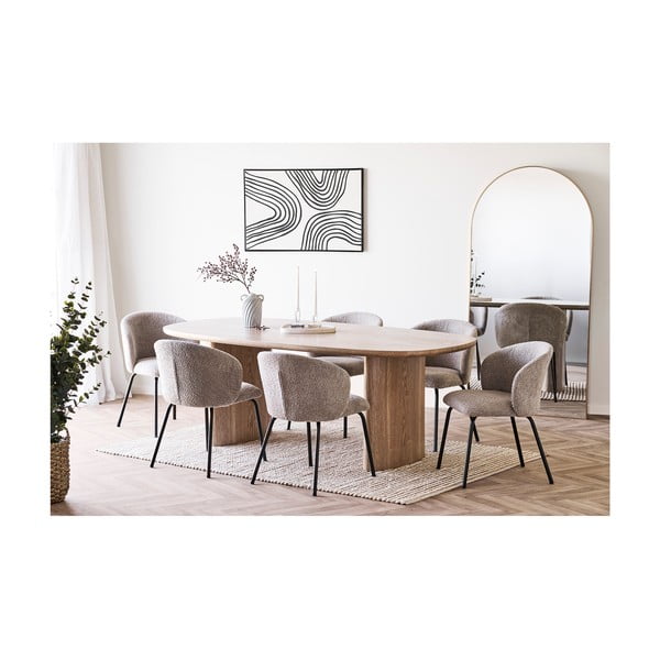 Vază albastru-deschis din ceramică (înălțime 22 cm) Mimi – House Nordic-image-3