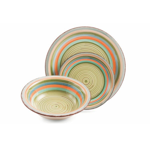 Set veselă 18 piese Villa d'Este Mykonos Sombrerors, multicolor-image-4