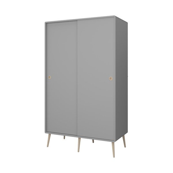 Șifonier gri cu ușă glisantă 113x189,9 cm Softline - Tvilum-image-1