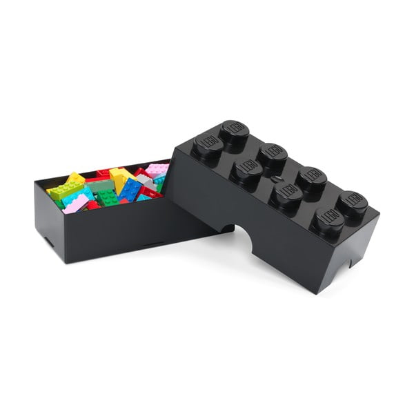 Cutie de depozitare pentru copii  neagră din plastic 20x10x7 cm – LEGO®-image-2