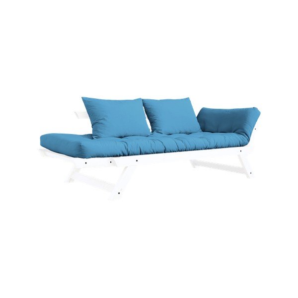 Canapea extensibilă Karup Bebop White/Horizon Blue-image-4