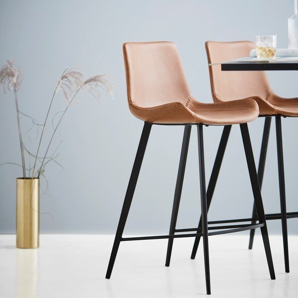 Scaun de bar maro (înălțime șezut 65 cm) Hype – DAN-FORM Denmark-image-1