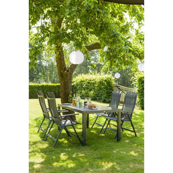 Scaun reglabil de grădină Hartman Alice, gri xerix-image-1