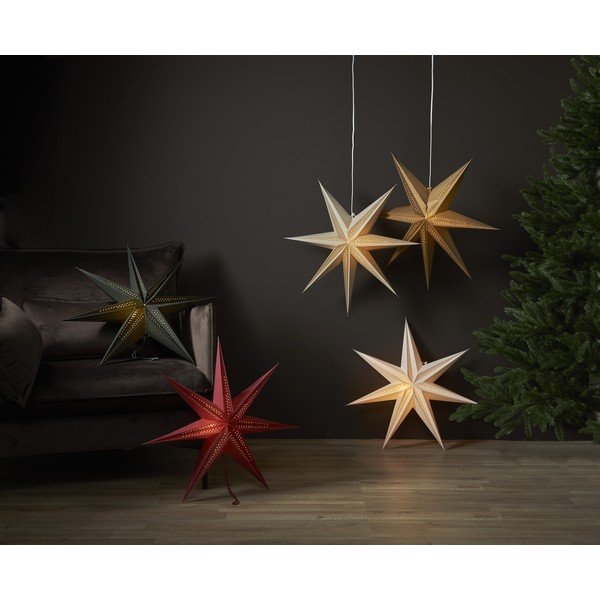Decorațiune luminoasă de Crăciun de culoare aurie ø 60 cm Point - Star Trading-image-4
