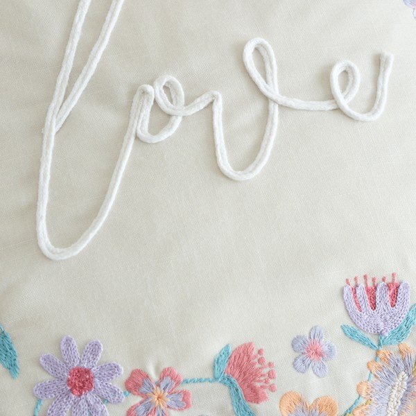 Pernă decorativă din amestec de in 45x45 cm Love – Catherine Lansfield-image-2