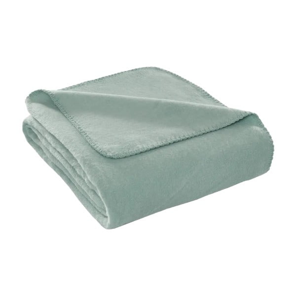 Pătură verde-mentă din polar, fleece 130x170 cm Brighton – Mijolnir
