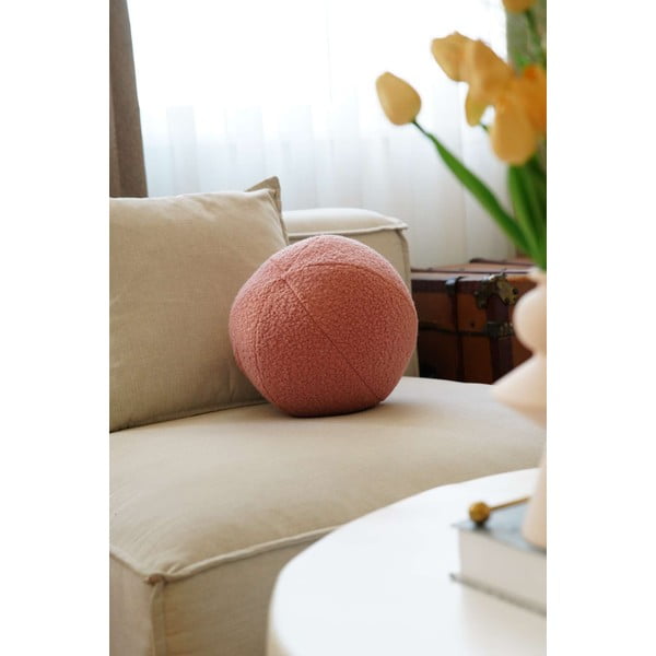 Pernă decorativă din material bouclé ø 20 cm Top – Mioli Decor-image-2