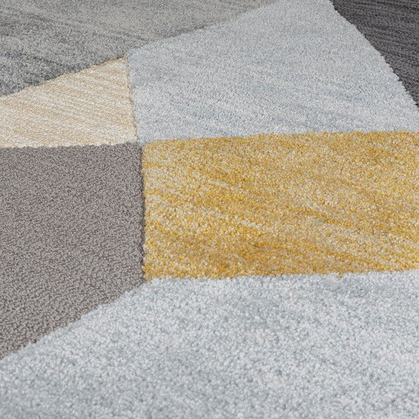 Covor Flair Rugs Icon, 120x170 cm, gri-galben-image-2
