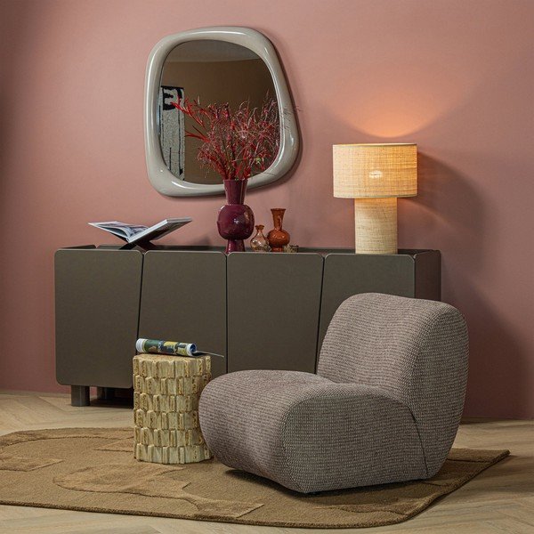 Măsuță auxiliară rotundă din ceramică ø 35 cm Axu – WOOOD-image-2