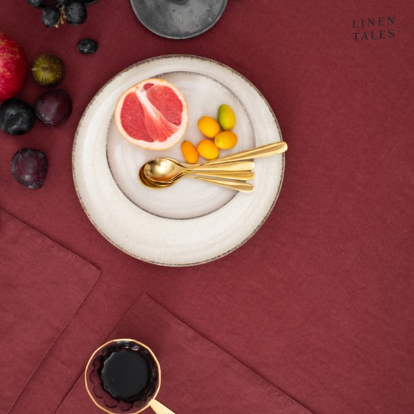 Șervețele 2 buc. din in 40x40 cm Marsala – Linen Tales-image-3