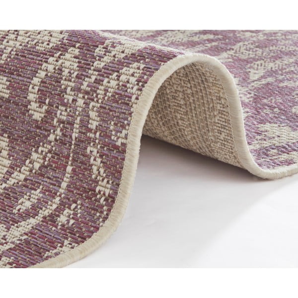 Covor de exterior NORTHRUGS Hatta, 140 x 200 cm, violet - bej-image-3