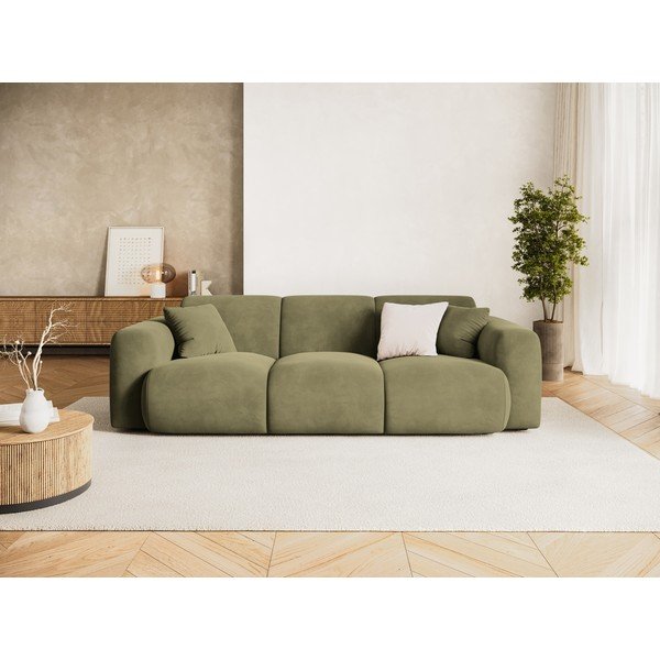 Canapea kaki cu tapițerie din catifea 235 cm Molino – Micadoni -image-1