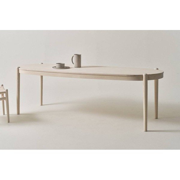 Masă de dining din lemn de ulm 90x240 cm Nattavaara – Jotex-image-1